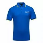 hugo boss sport t-shirts luxe retro 53 business casual bleu